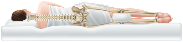 gebruik van orthopedisch kniekussen