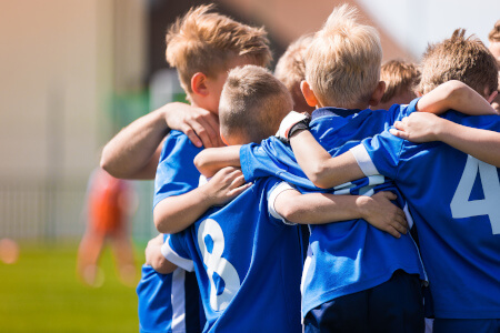kinderen die sporten