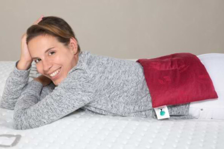 slapen met een nieuwe heup tip warmtekussen gebruiken