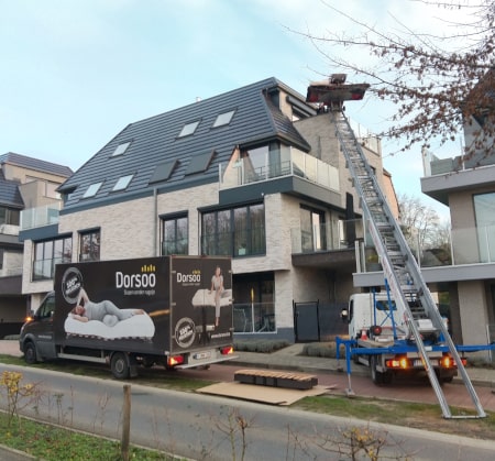 Dorsoo levering met ladderlift