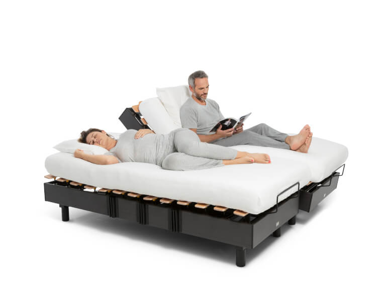 matras voor een elektrisch verstelbare lattenbodem